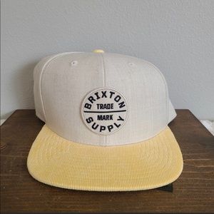 Brixton Trademark Supply Blonde/Beige Oath III Snapback Hat